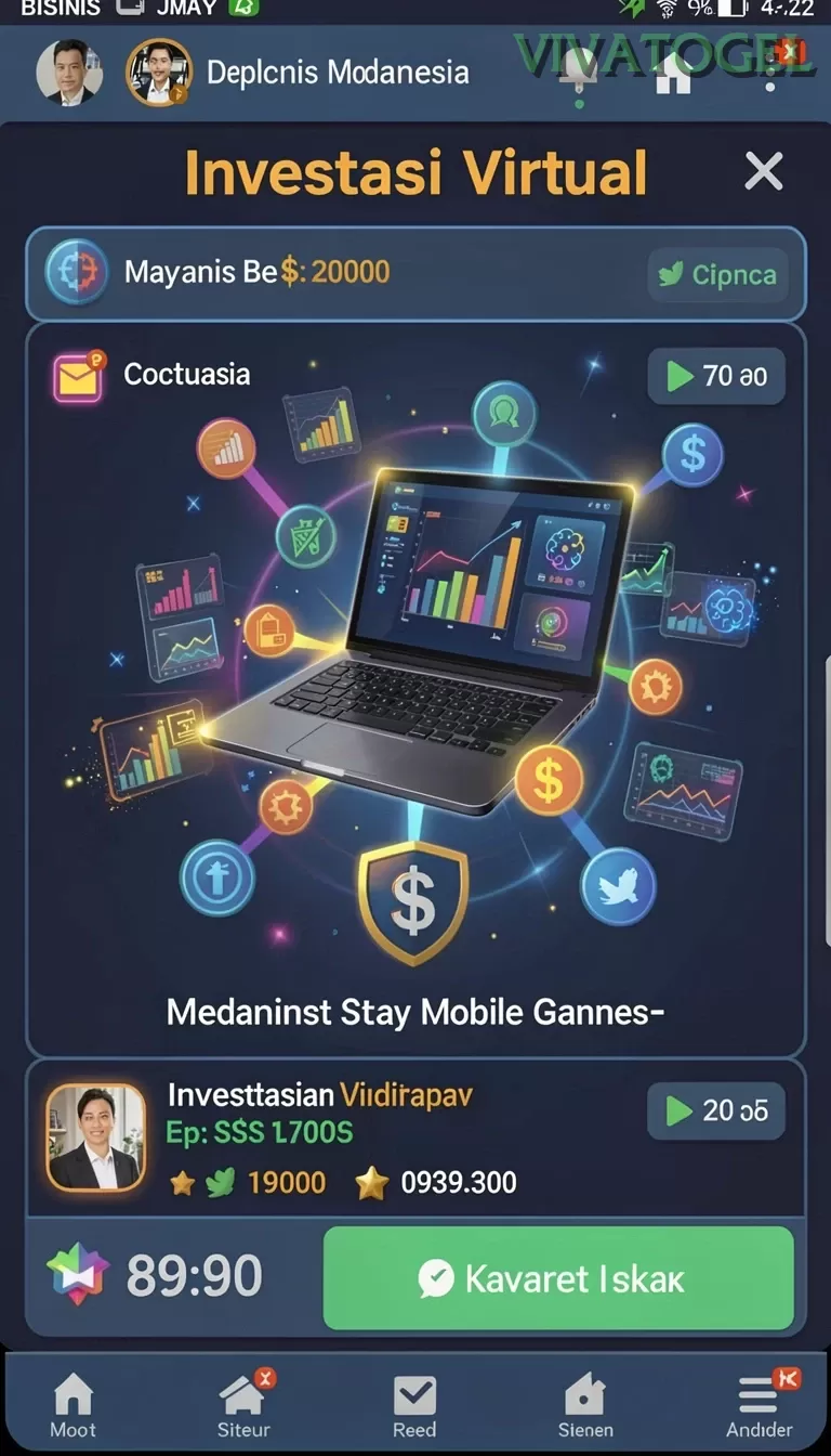 Cuplikan layar menu unduhan vivatogel untuk perangkat Android